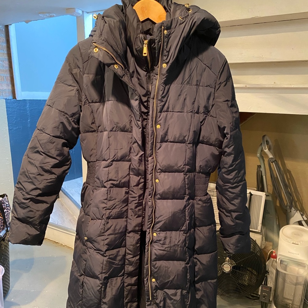 Cole Haan Navy Quilted Jacket